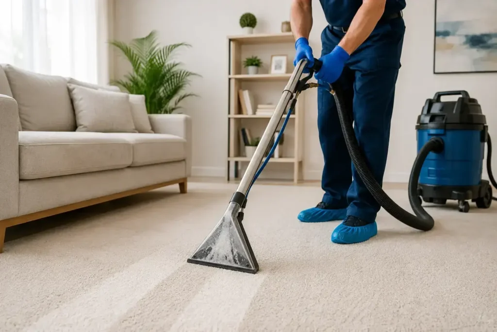 Professional carpet cleaning service in West London