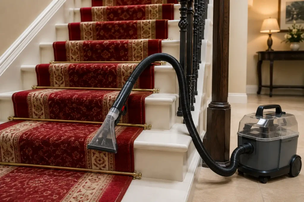 Stair carpet cleaning in Acton, West London